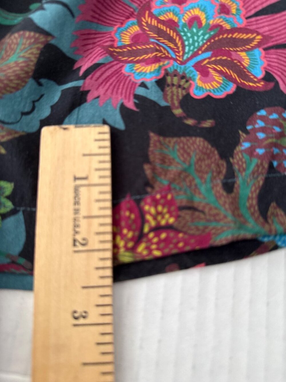 Sundance Edo Paisley Floral Palazzo Wide Leg Bohemian Pants Size Medium - Picture 8 of 15